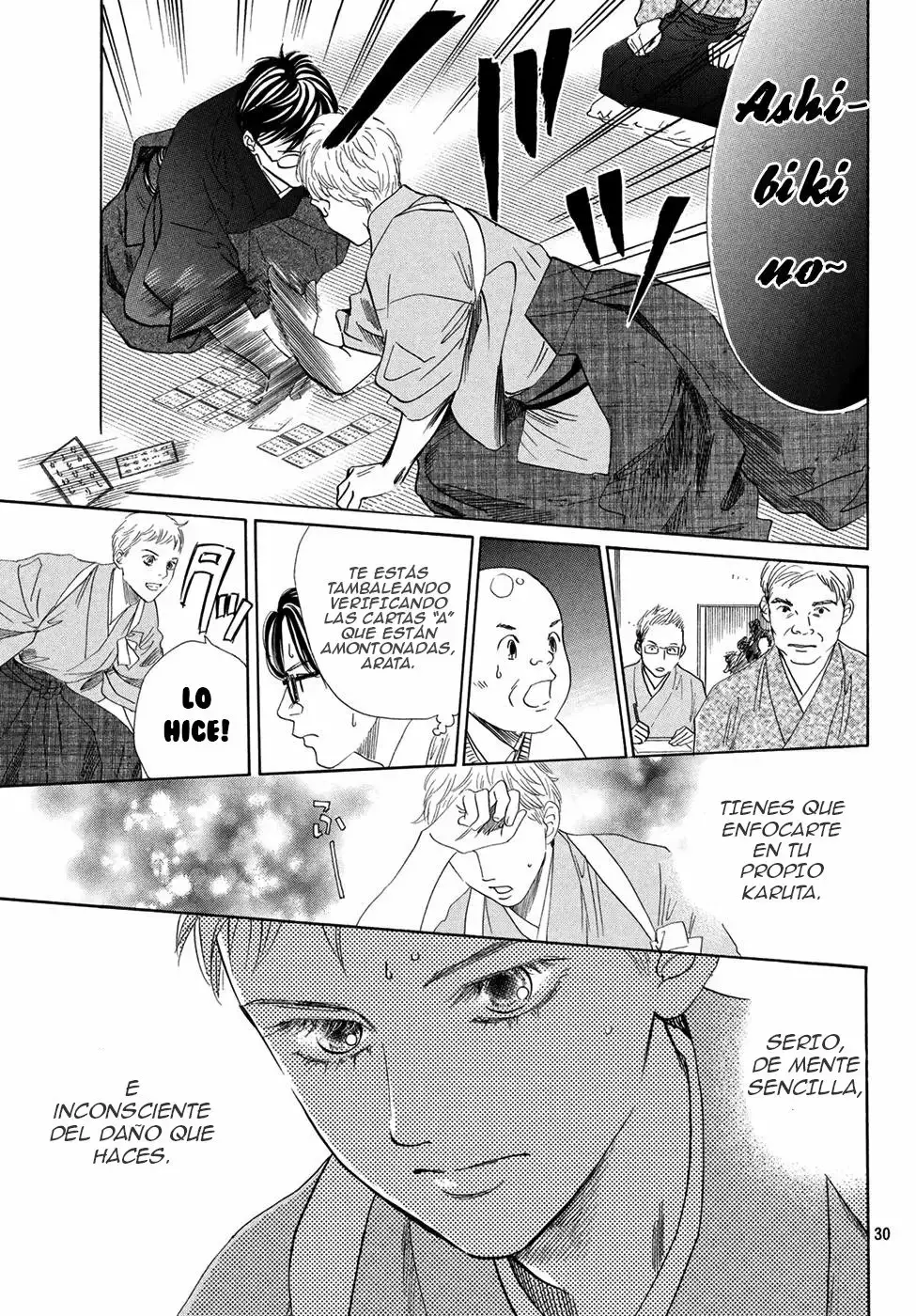 Chihayafuru capítulo 194, página 30