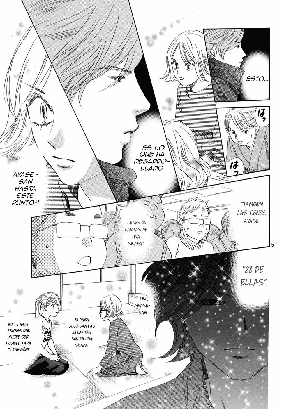 Chihayafuru capítulo 195, página 8