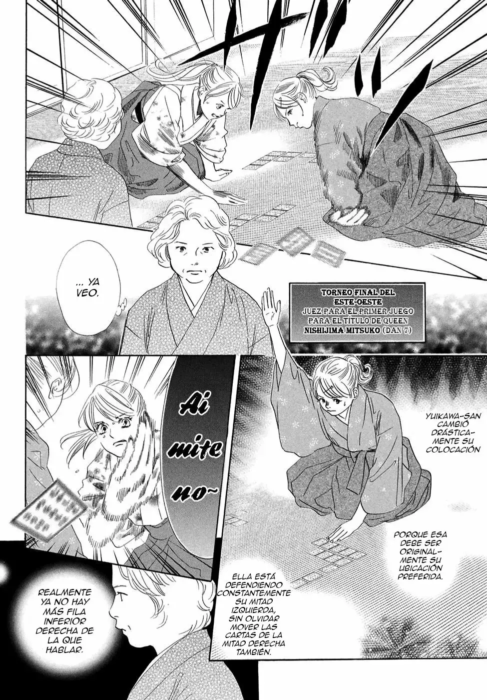 Chihayafuru capítulo 196, página 18