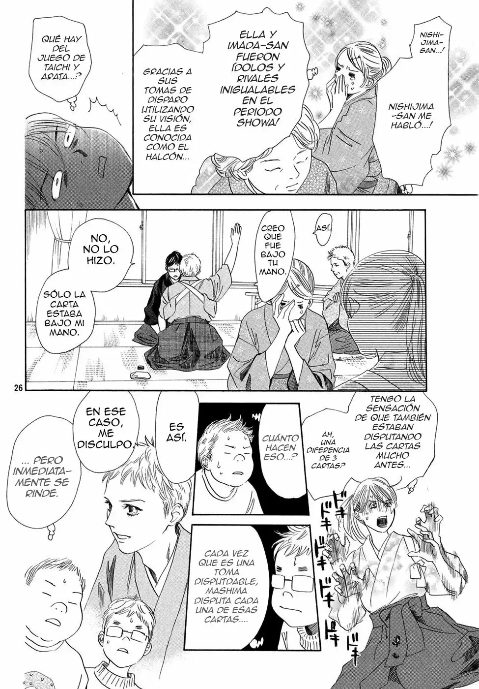 Chihayafuru capítulo 196, página 28