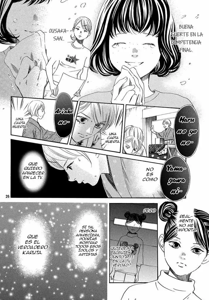 Chihayafuru capítulo 198, página 27