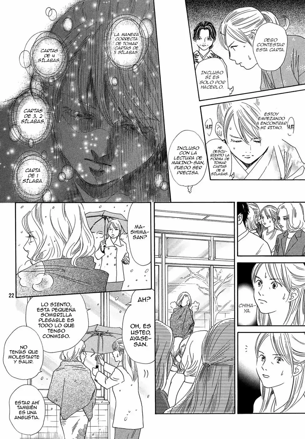 Chihayafuru capítulo 200, página 22