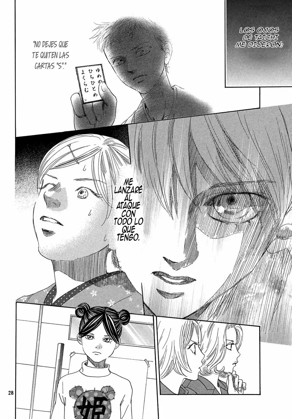 Chihayafuru capítulo 200, página 28