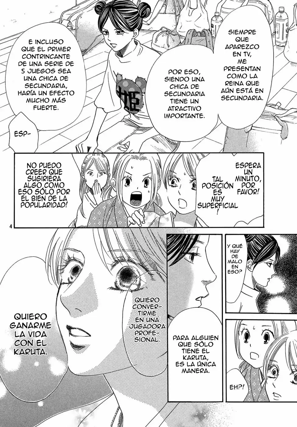 Chihayafuru capítulo 205, página 6