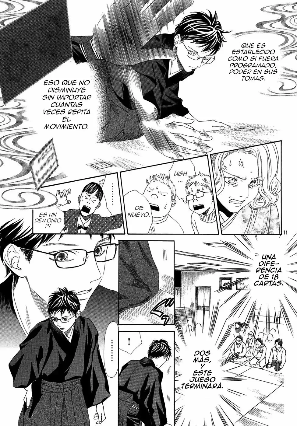 Chihayafuru capítulo 205, página 13