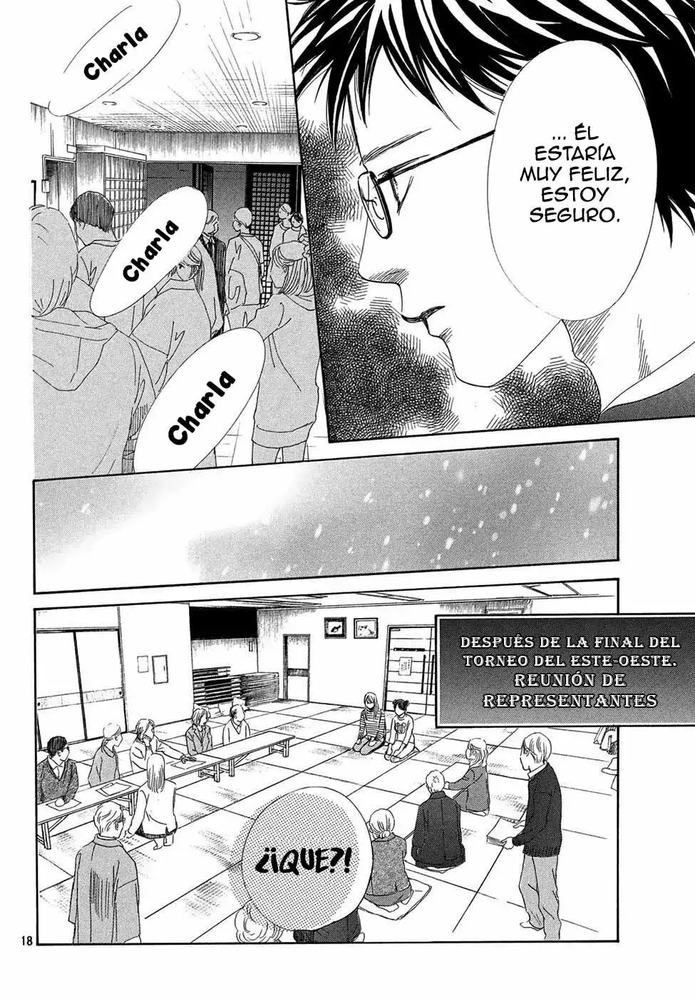 Chihayafuru capítulo 206, página 18