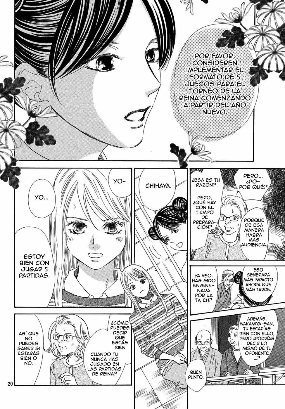 Chihayafuru capítulo 206, página 20
