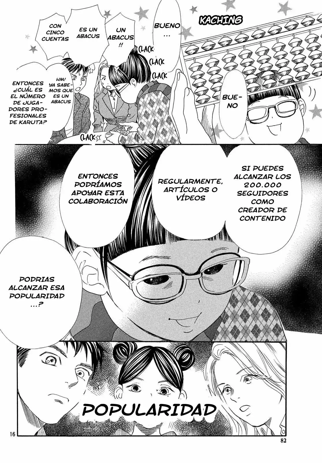Chihayafuru capítulo 210, página 17