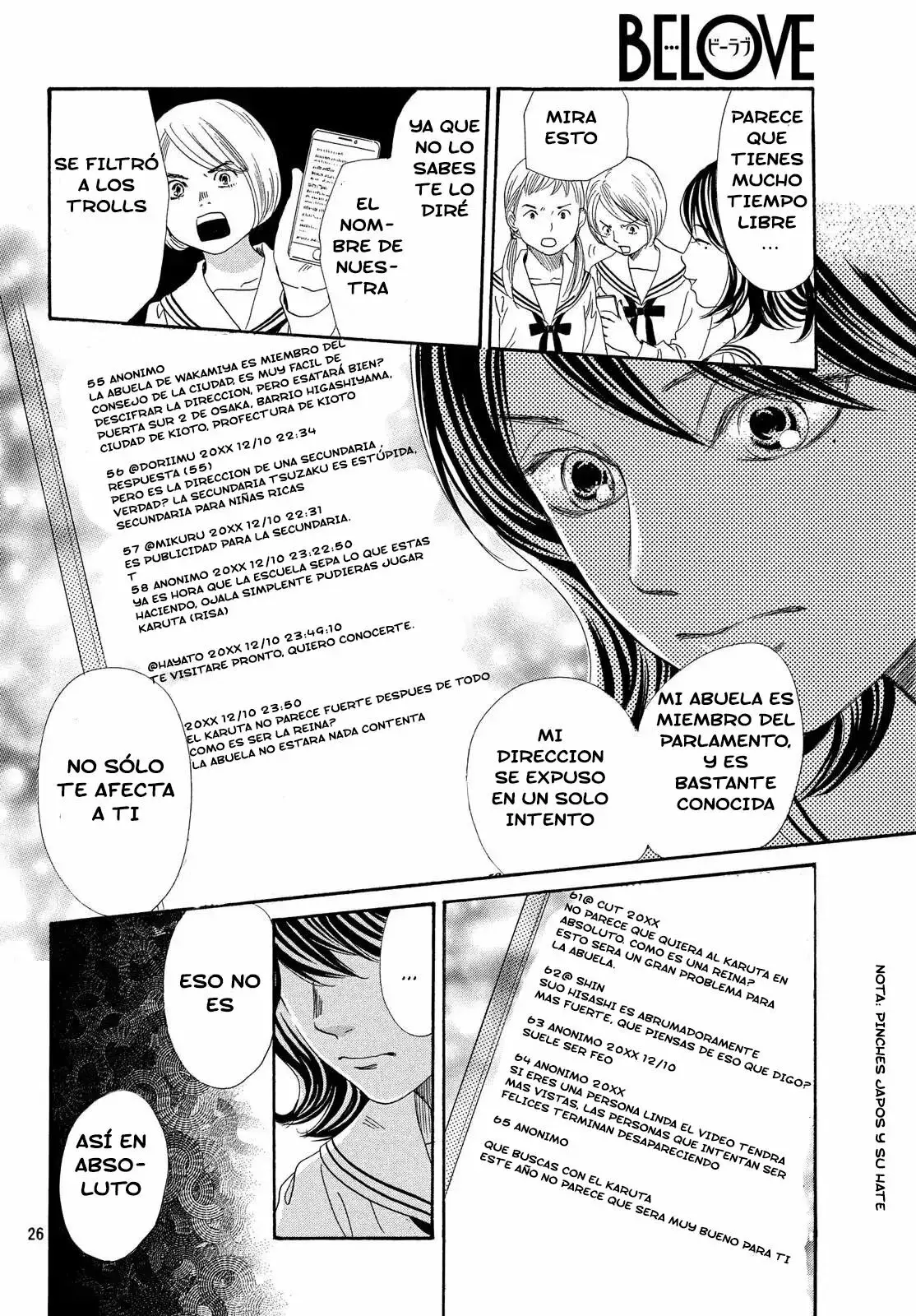 Chihayafuru capítulo 210, página 27