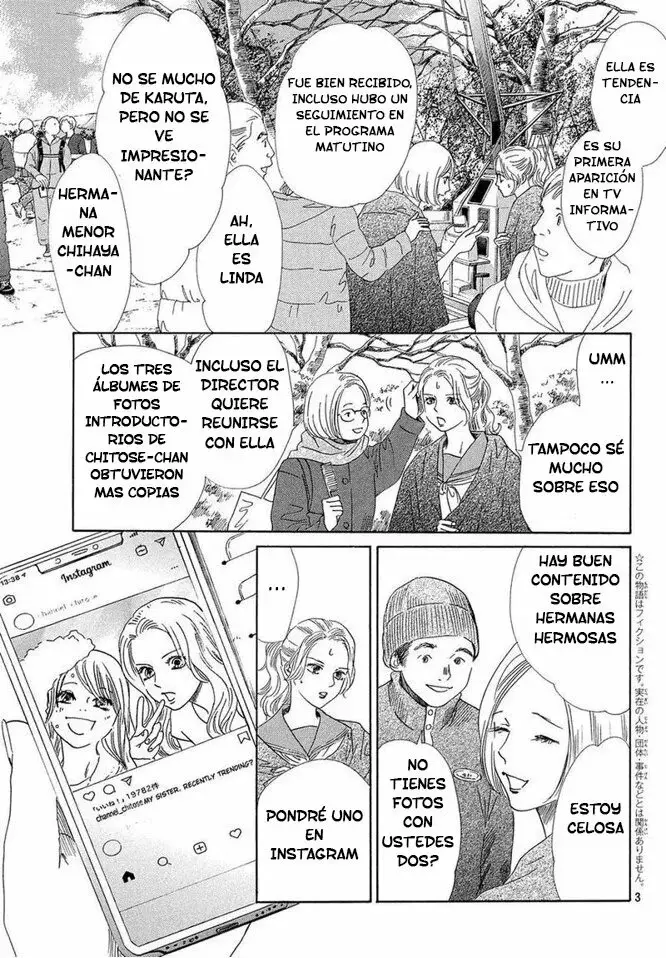 Chihayafuru capítulo 212, página 3