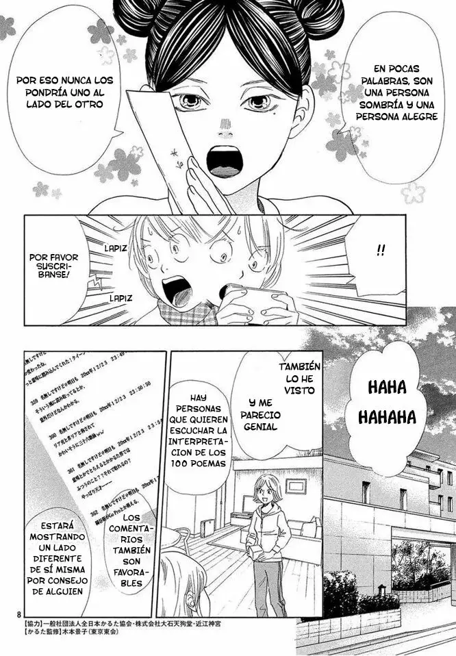 Chihayafuru capítulo 212, página 8