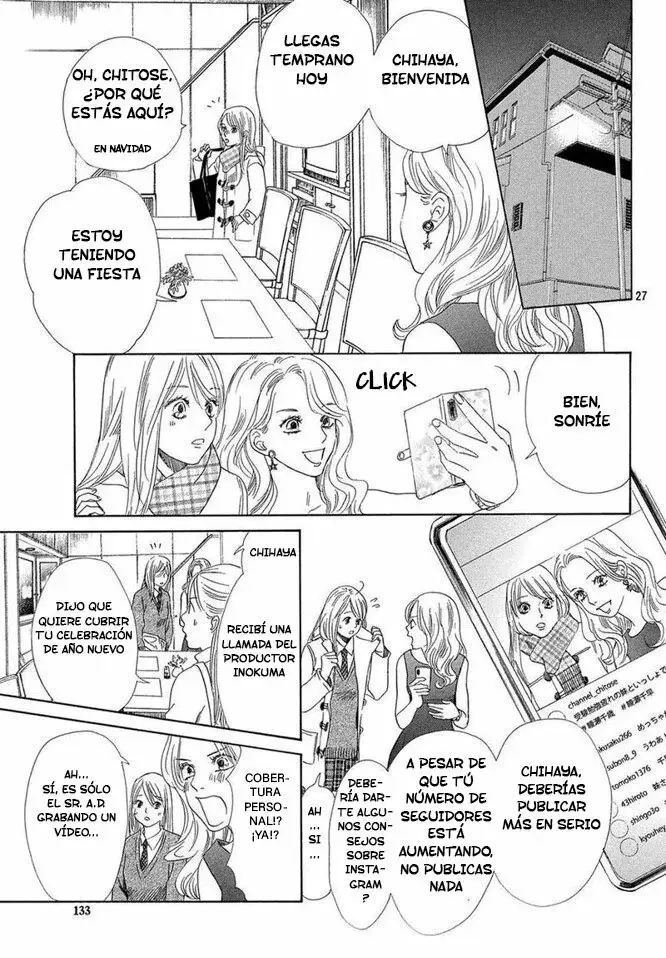 Chihayafuru capítulo 212, página 27