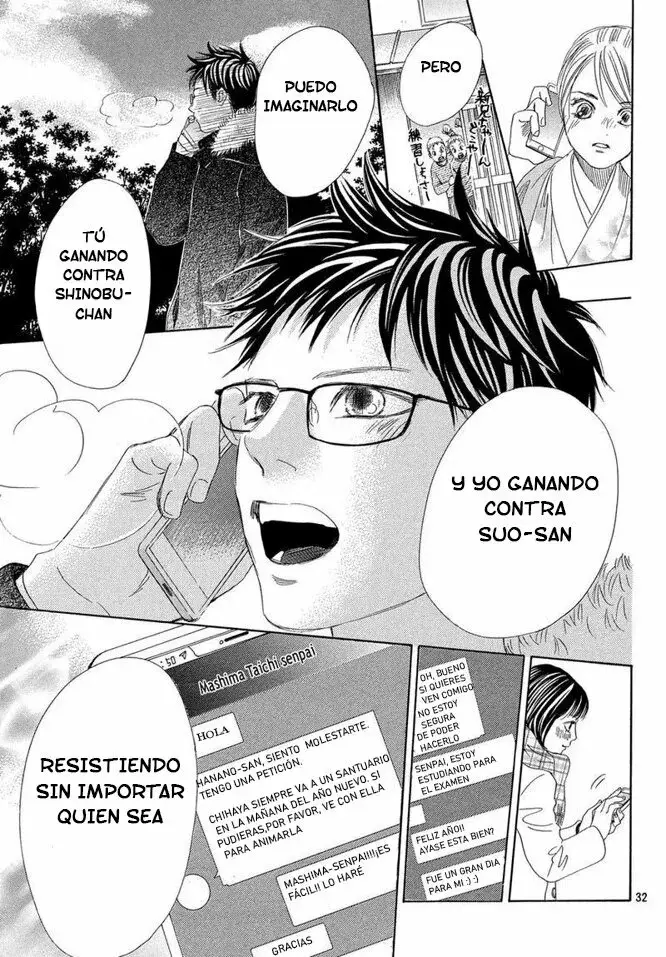 Chihayafuru capítulo 213, página 33