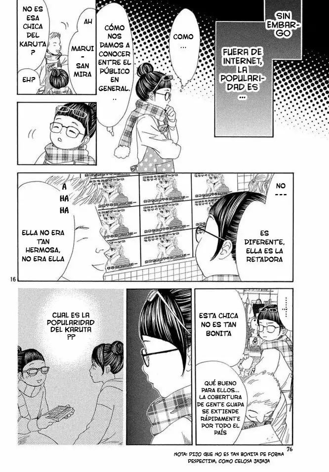 Chihayafuru capítulo 214, página 17