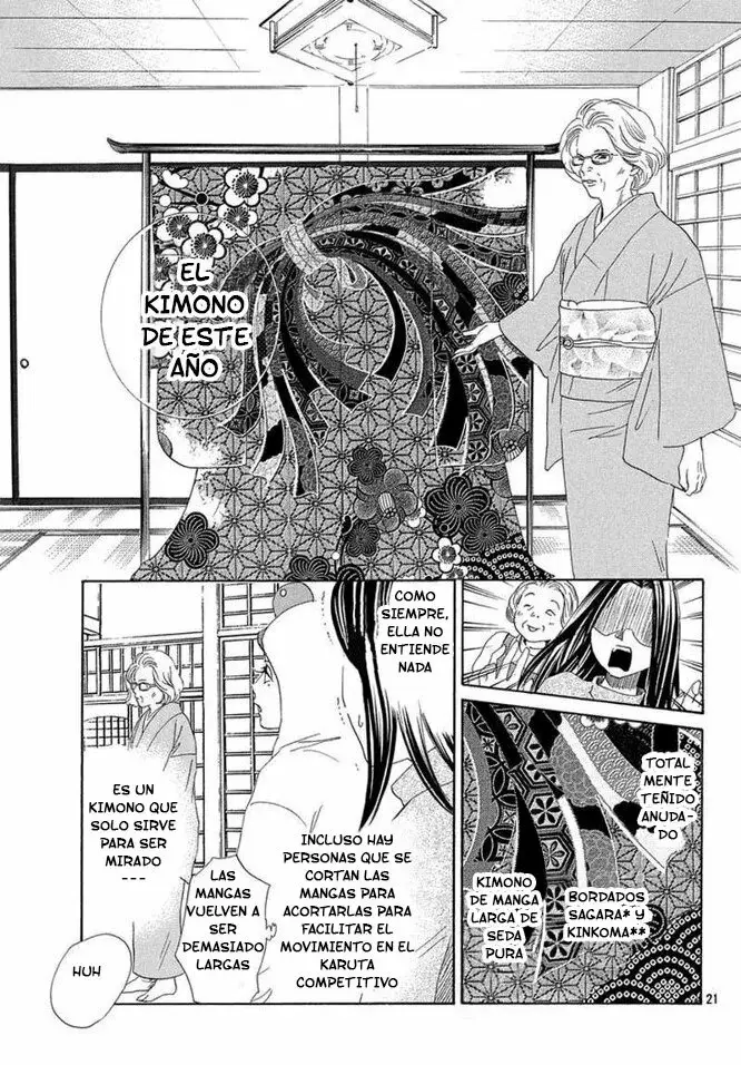 Chihayafuru capítulo 214, página 22