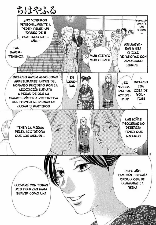 Chihayafuru capítulo 215, página 18