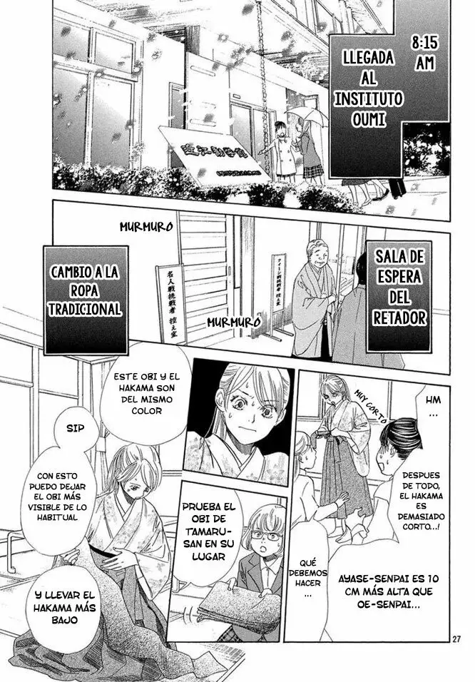 Chihayafuru capítulo 216, página 27