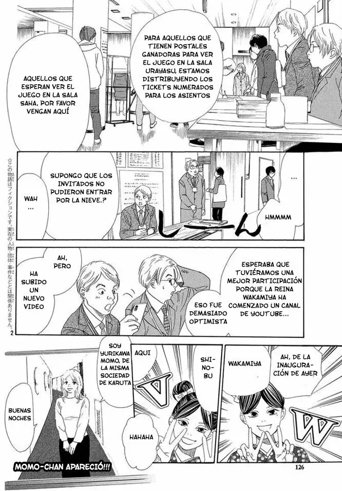 Chihayafuru capítulo 217, página 3