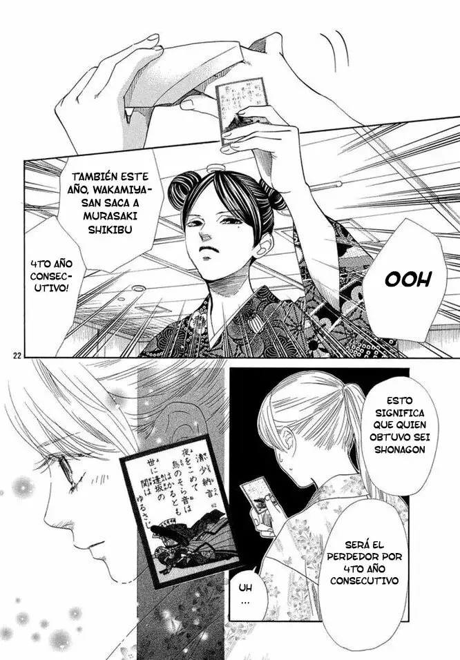Chihayafuru capítulo 217, página 21
