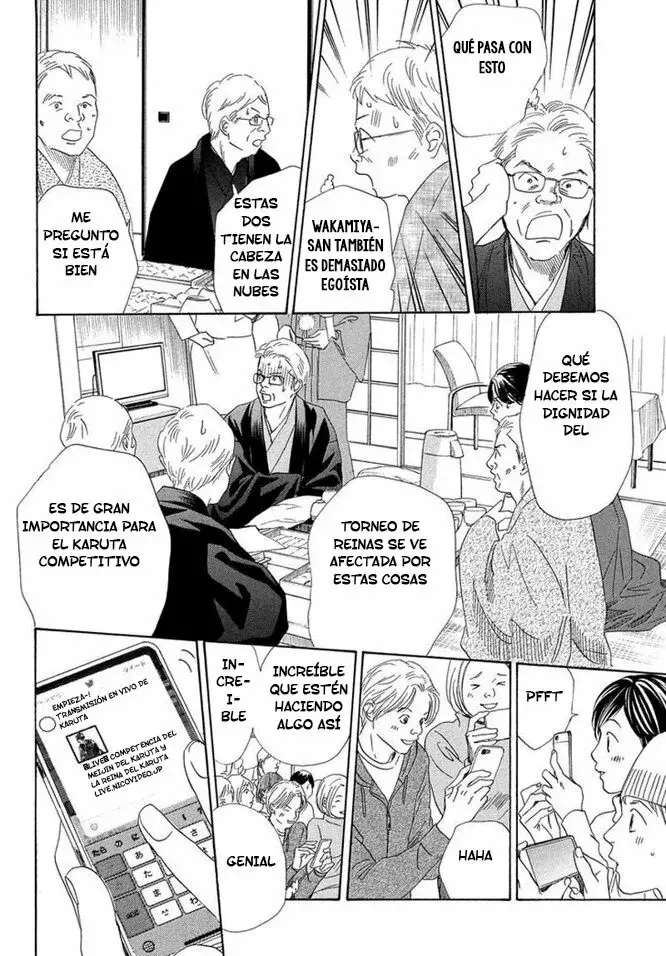 Chihayafuru capítulo 217, página 32