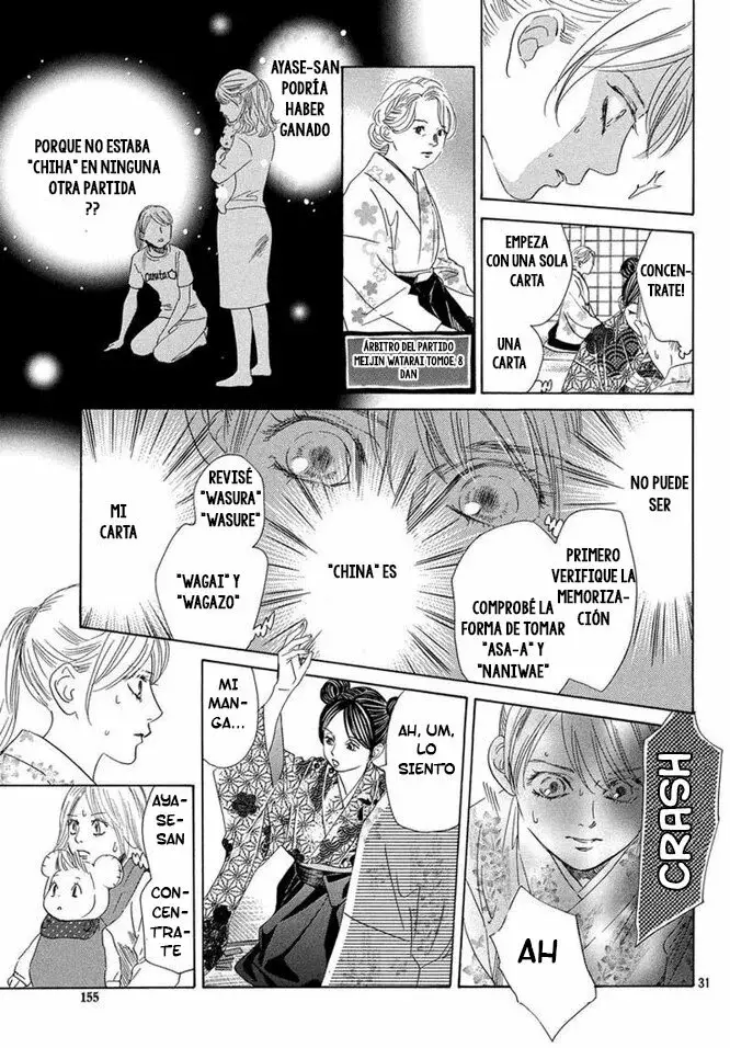 Chihayafuru capítulo 218, página 31