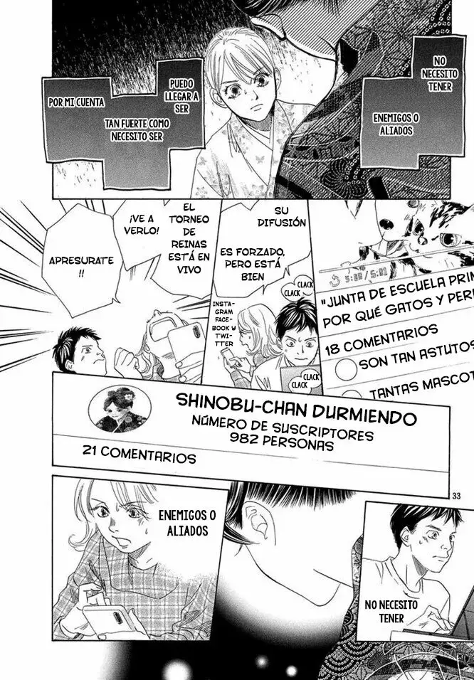 Chihayafuru capítulo 218, página 33
