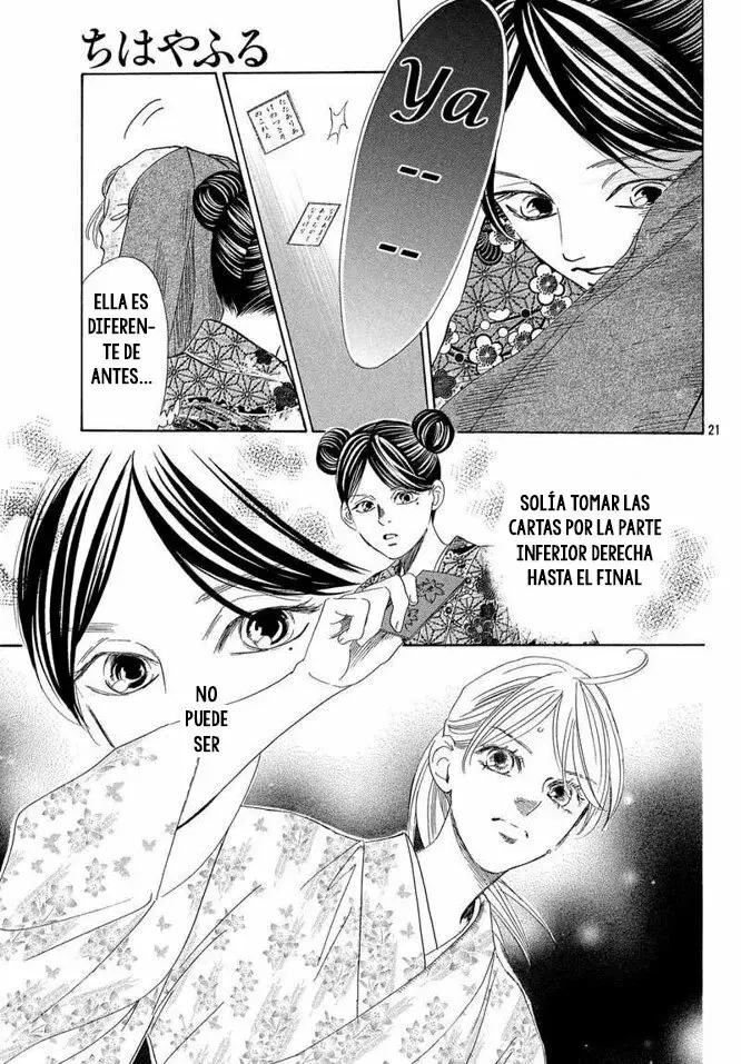 Chihayafuru capítulo 219, página 22