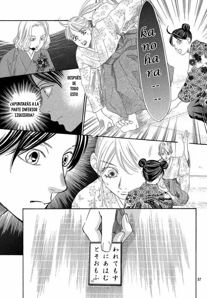 Chihayafuru capítulo 219, página 38