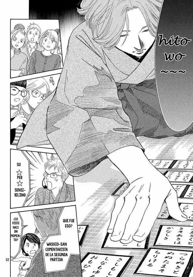 Chihayafuru capítulo 221, página 33