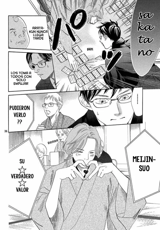 Chihayafuru capítulo 221, página 37