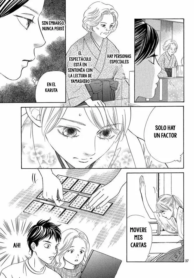 Chihayafuru capítulo 221, página 38