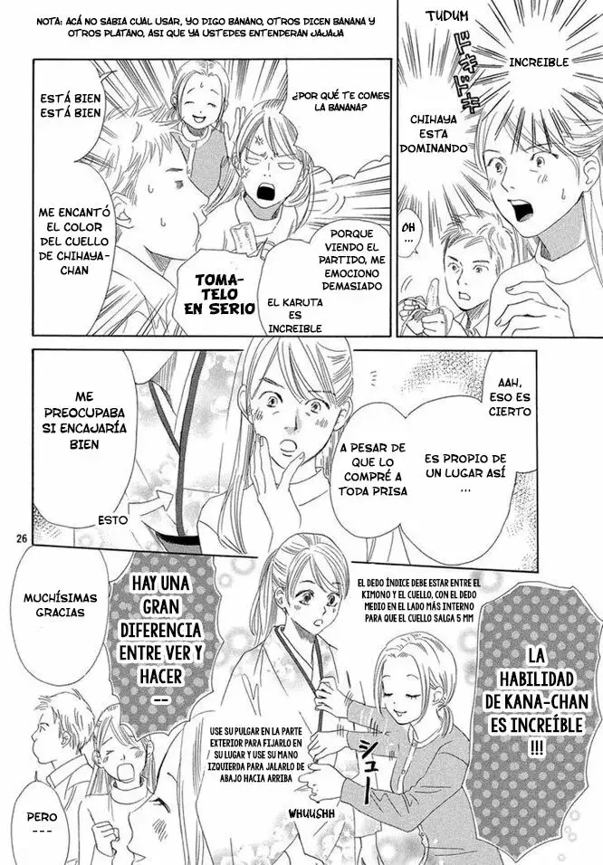 Chihayafuru capítulo 222, página 27