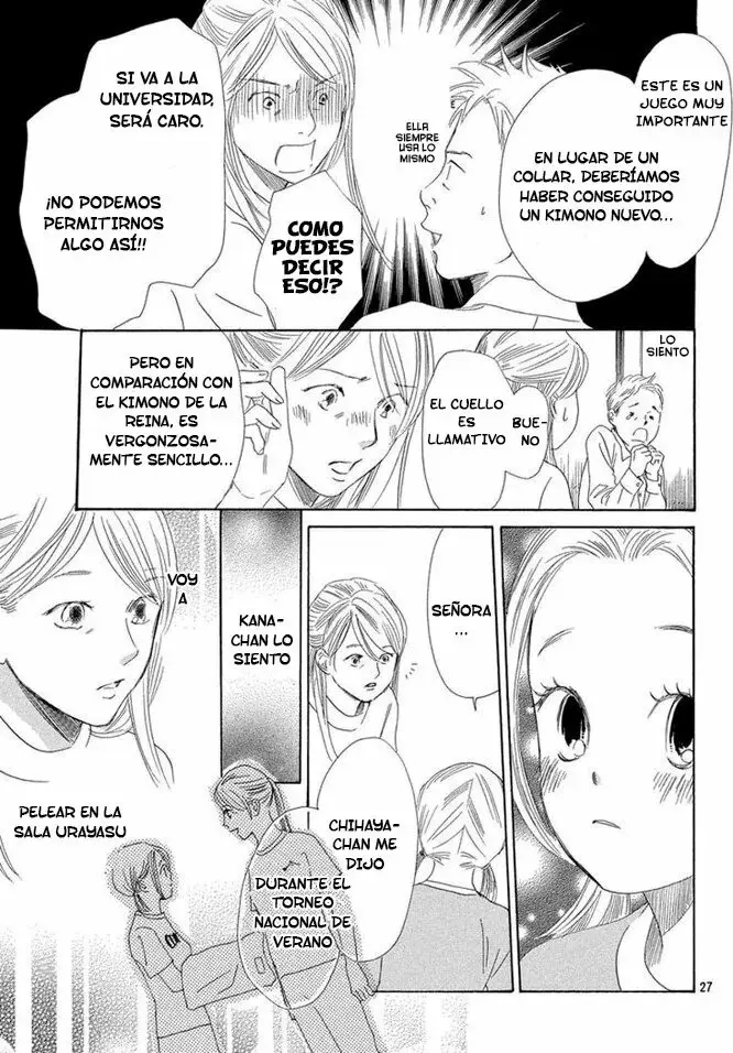 Chihayafuru capítulo 222, página 28