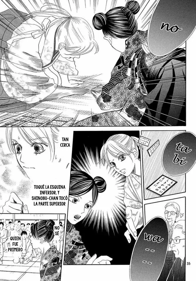 Chihayafuru capítulo 222, página 36