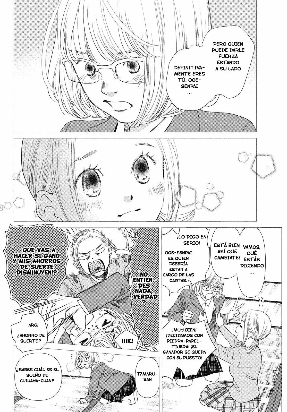 Chihayafuru capítulo 228, página 28