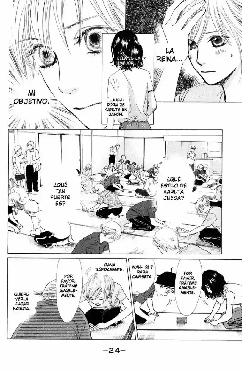 Chihayafuru capítulo 24, página 28