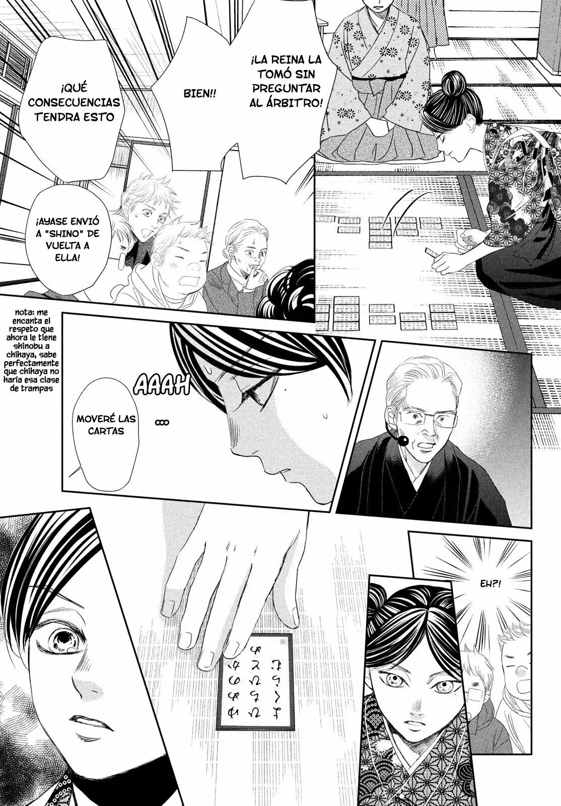 Chihayafuru capítulo 243, página 13