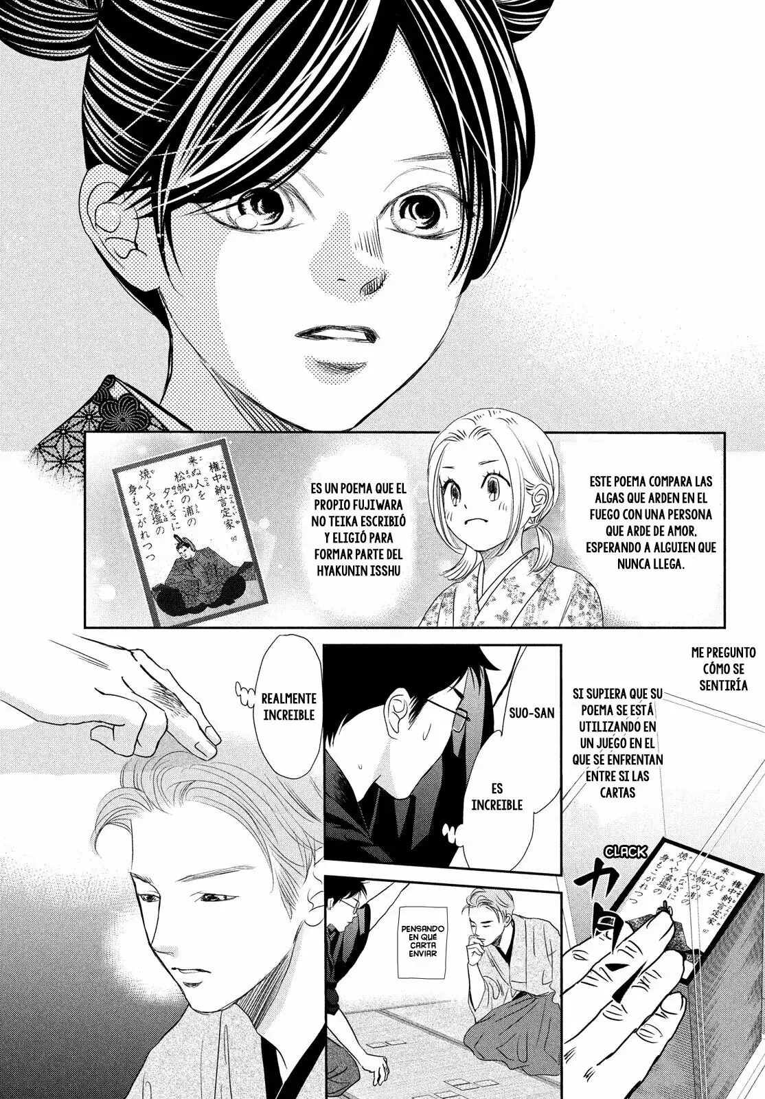 Chihayafuru capítulo 244, página 28