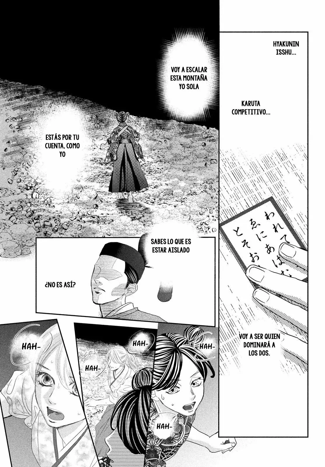 Chihayafuru capítulo 246, página 27