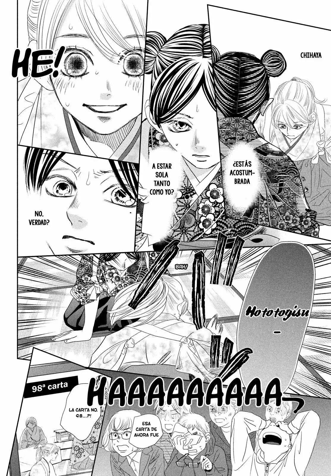 Chihayafuru capítulo 246, página 28