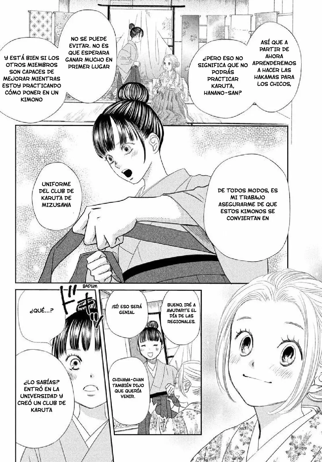 Chihayafuru capítulo 247.5, página 10