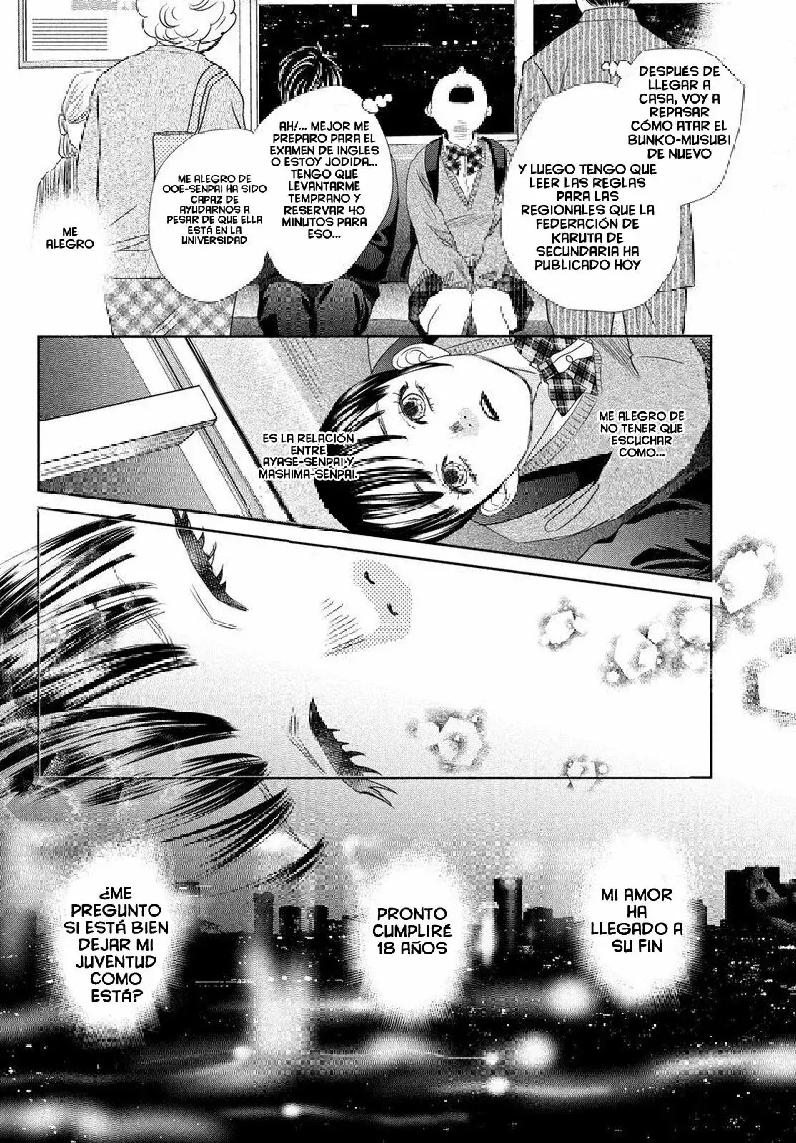 Chihayafuru capítulo 247.5, página 12
