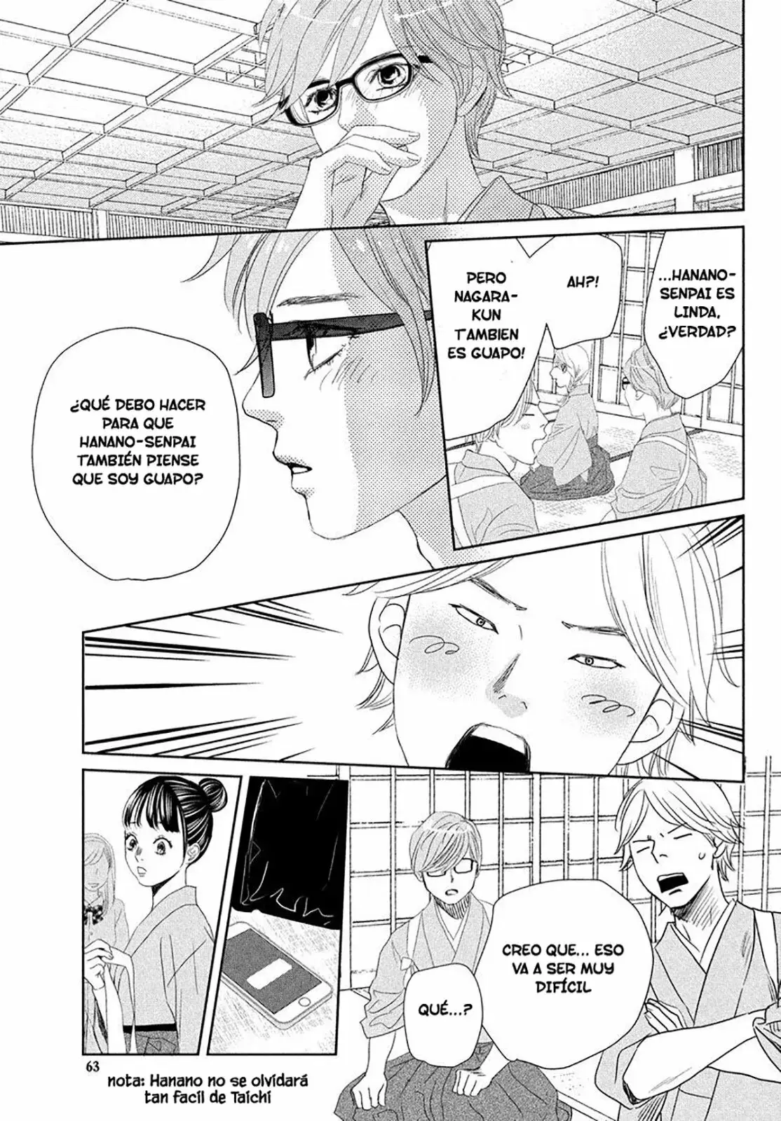 Chihayafuru capítulo 247.5, página 61