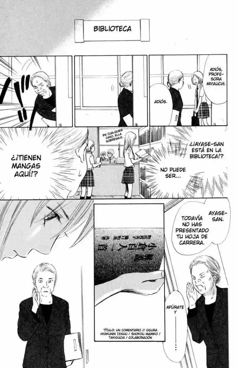 Chihayafuru capítulo 30, página 33