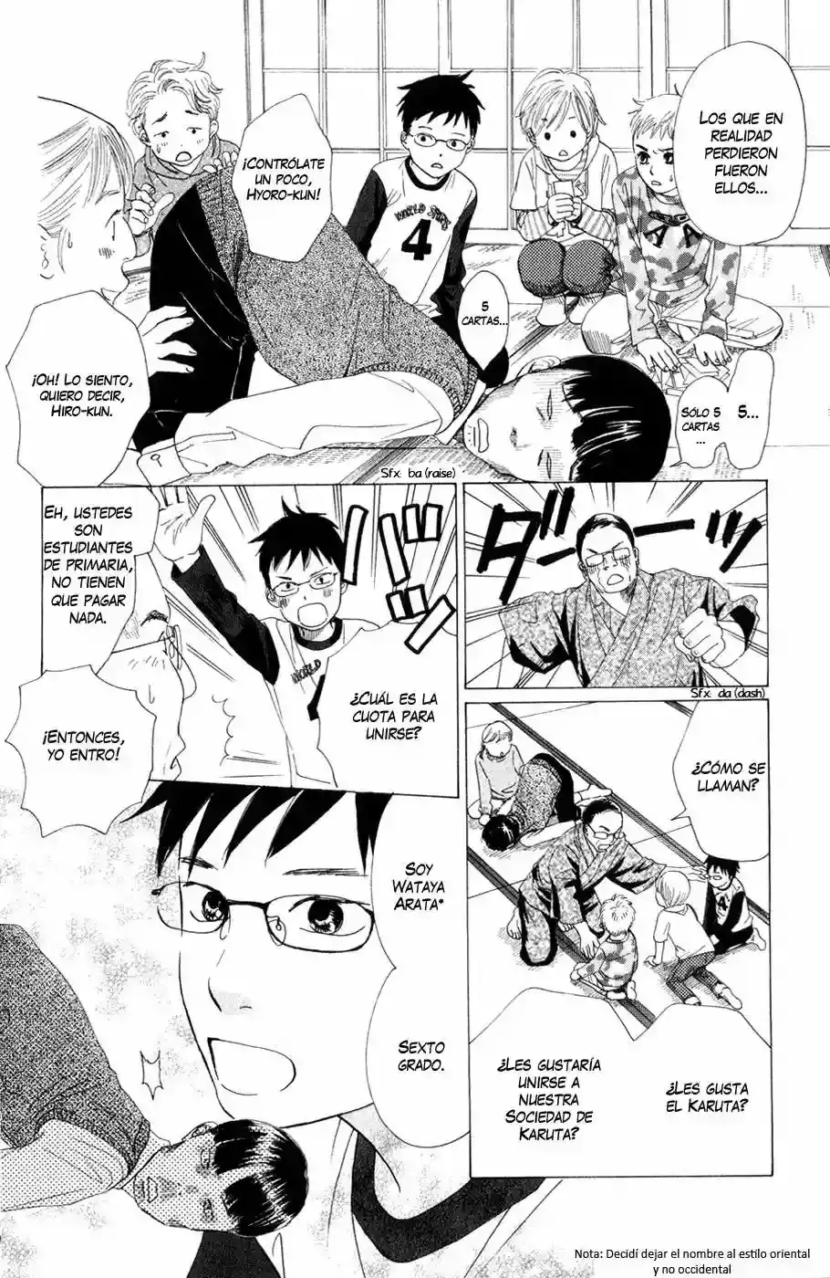 Chihayafuru capítulo 4, página 5