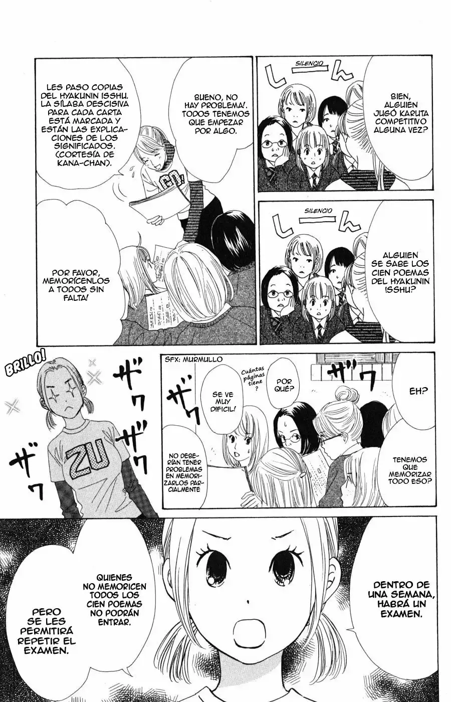 Chihayafuru capítulo 50, página 18