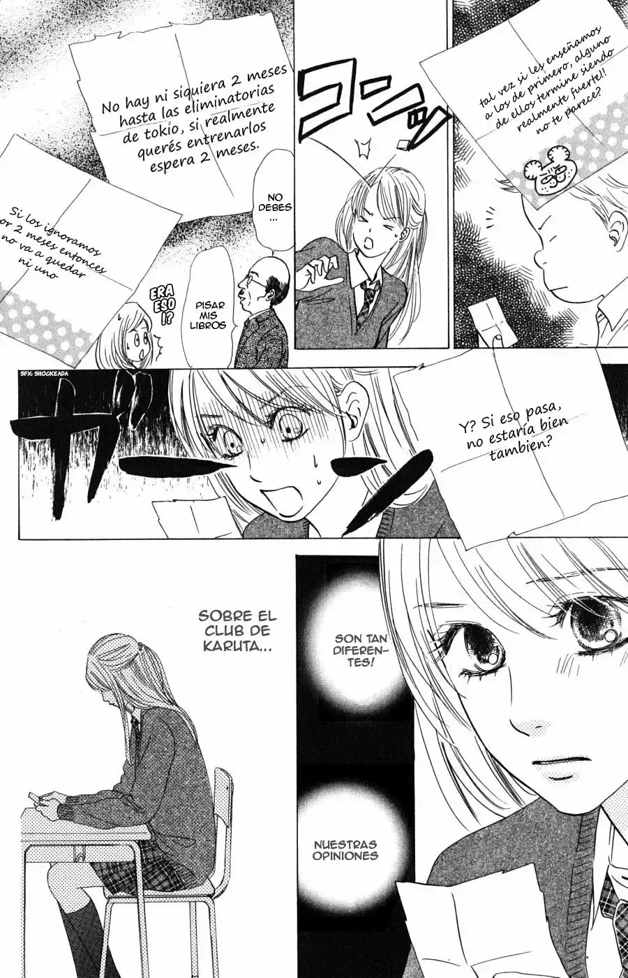 Chihayafuru capítulo 51, página 4
