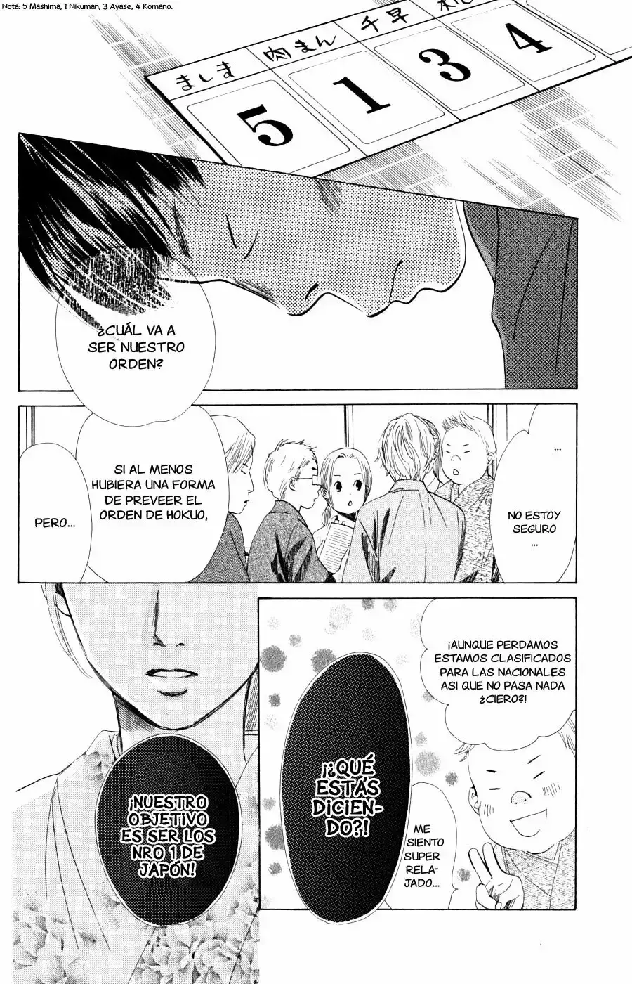 Chihayafuru capítulo 58, página 2