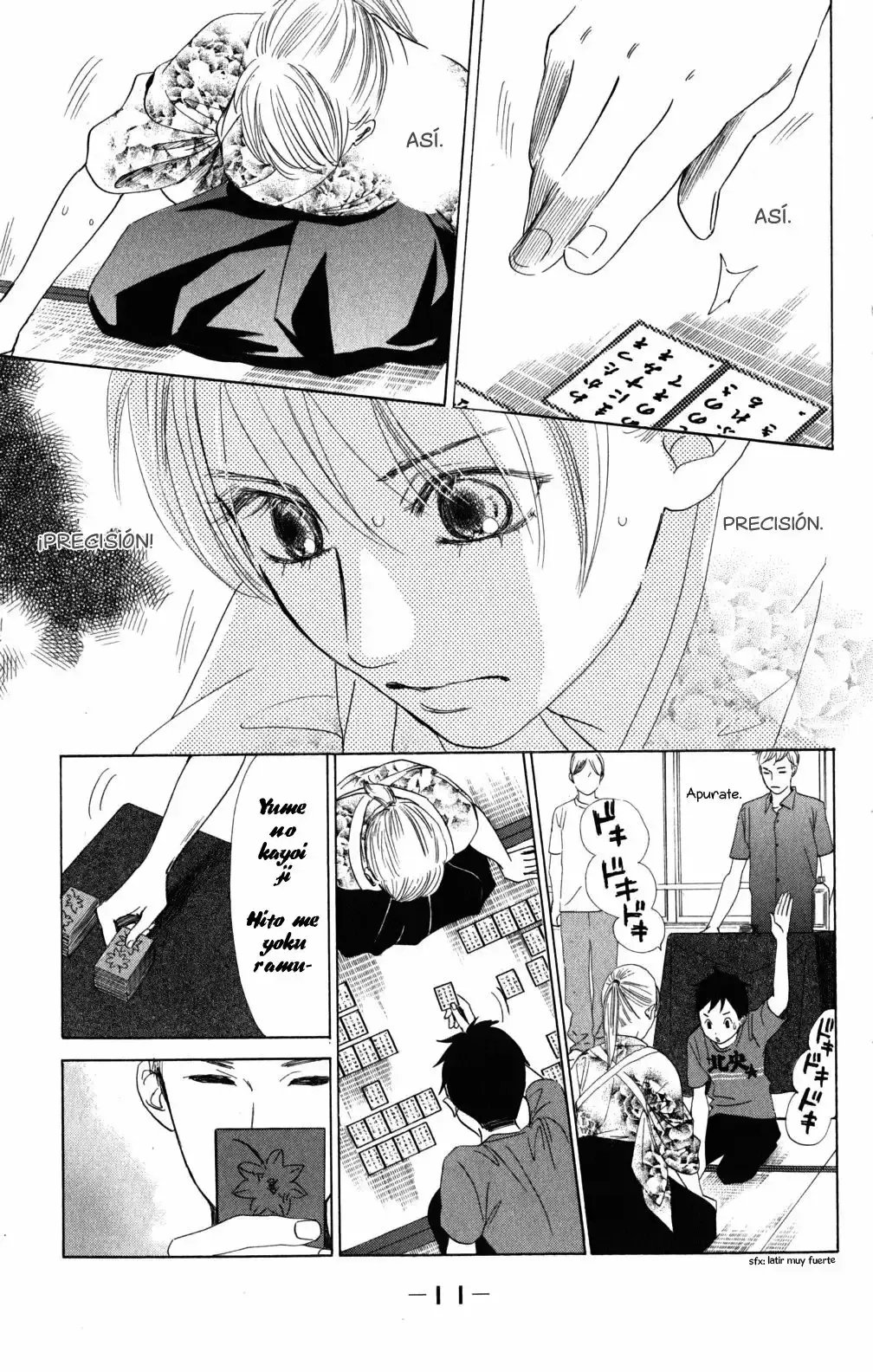 Chihayafuru capítulo 59, página 11
