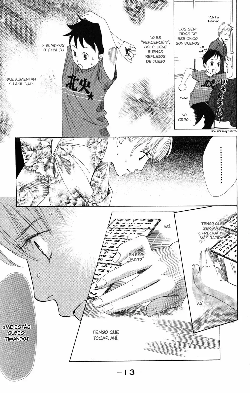 Chihayafuru capítulo 59, página 13